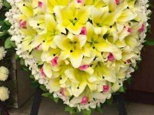 心型花牌