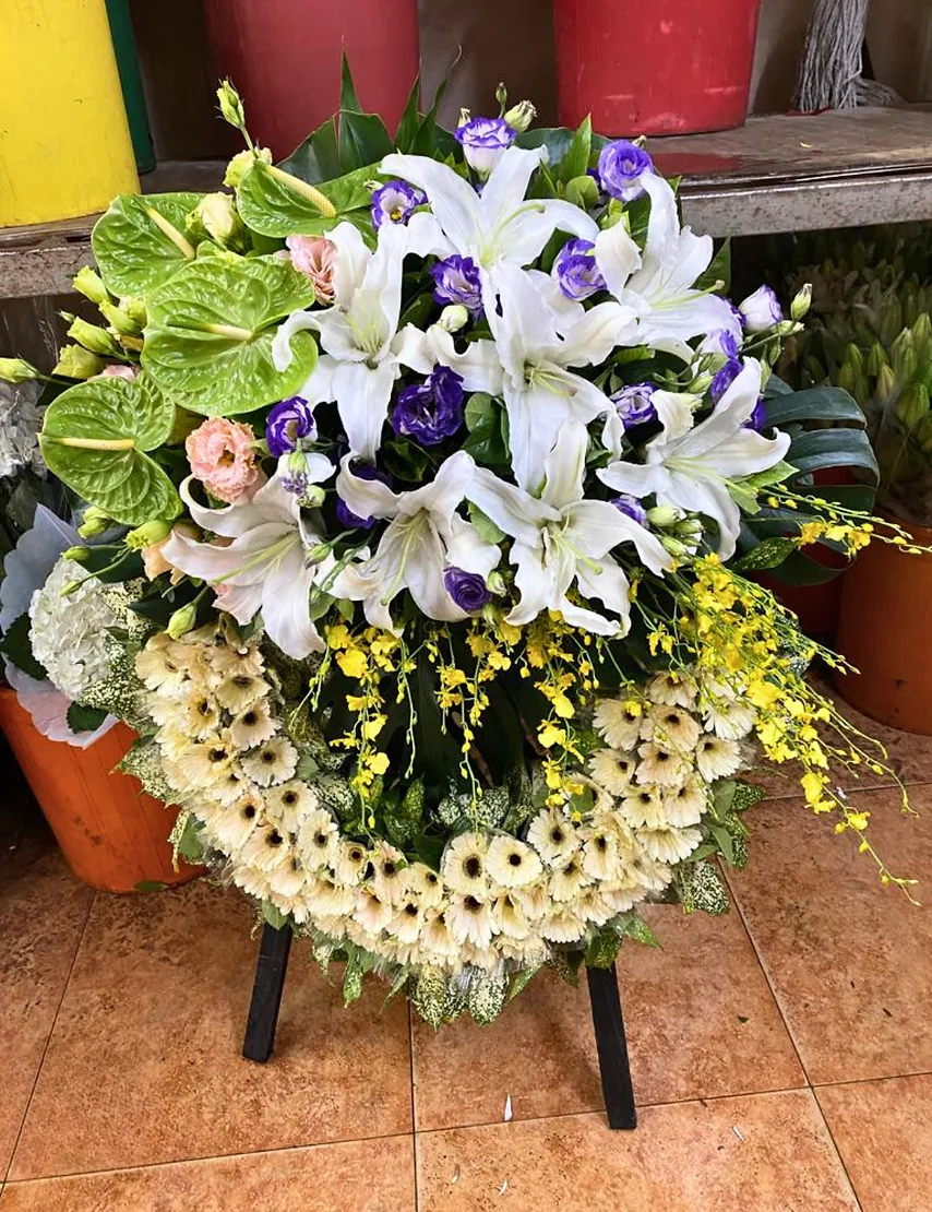 矮腳花圈A1