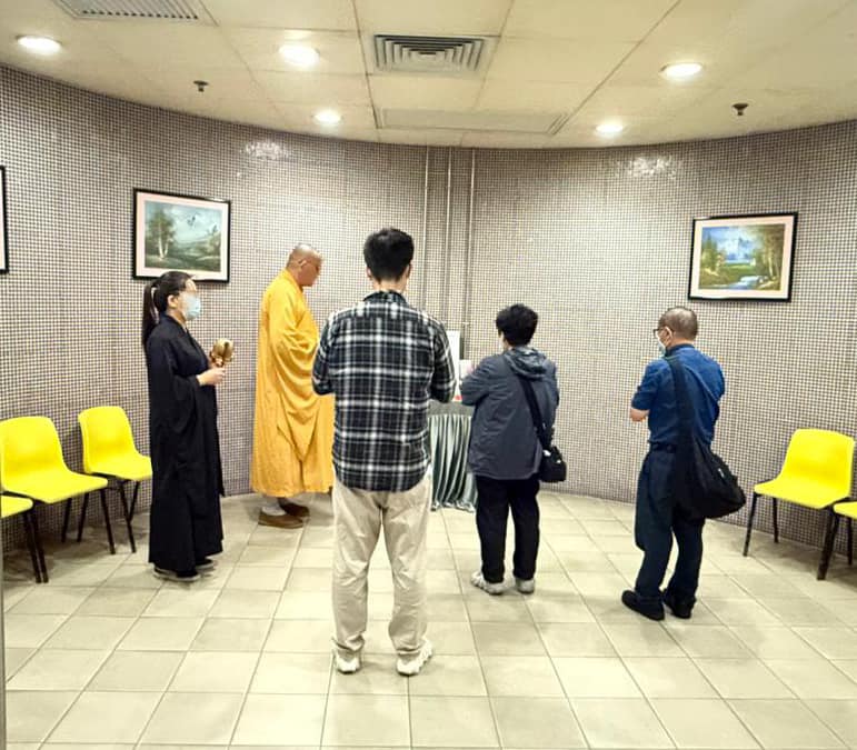 佛教喪禮 醫院/公眾殮房出殯服務 1 院出佛教法事